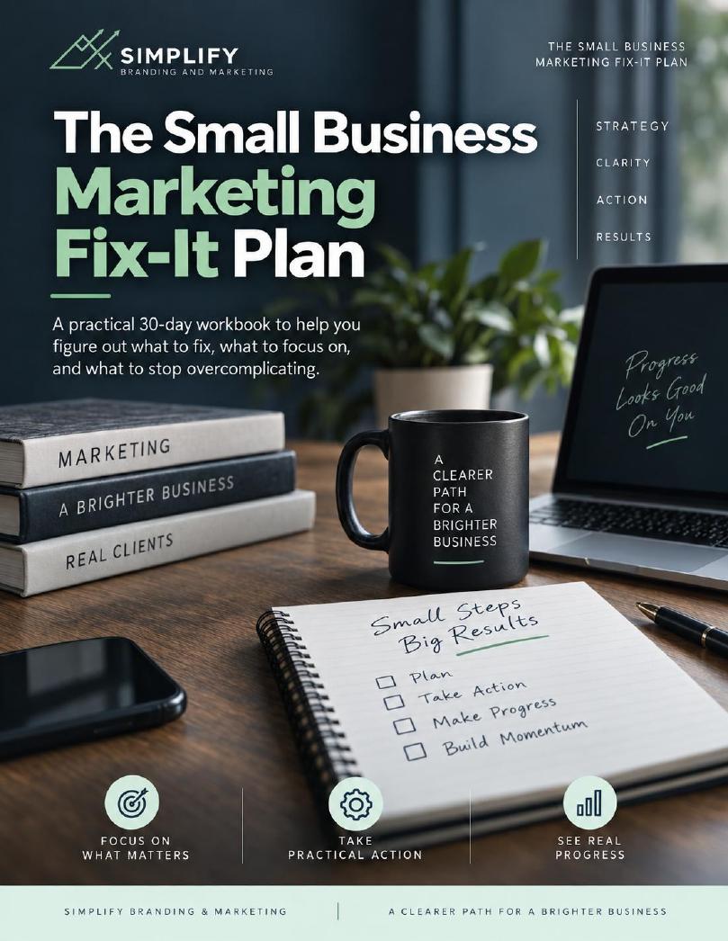 Cover of The Small Business Marketing Fix-It Plan workbook